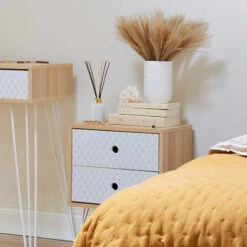 Table De Chevet 2 Tiroirs Effy Atmosphera -Promos Meubles Boutique table de chevet 2 tiroirs effy atmosphera 3