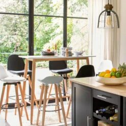 Table Haute Blanche Roka Atmosphera -Promos Meubles Boutique table haute blanche roka atmosphera 3