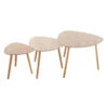 Tables Basses Mileo Bois Lot De 3 Atmosphera -Promos Meubles Boutique tables basses mileo bois lot de 3 atmosphera