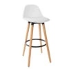 Tabouret Bar Maxon Simili Blanc Atmosphera -Promos Meubles Boutique tabouret bar maxon simili blanc atmosphera