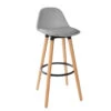 Tabouret Bar Maxon Simili Gris Atmosphera -Promos Meubles Boutique tabouret bar maxon simili gris atmosphera