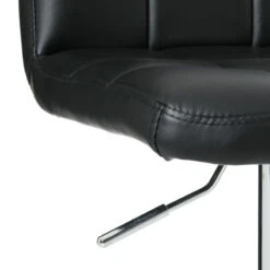 Tabouret De Bar Avec Dossier Noir Delek Atmosphera -Promos Meubles Boutique tabouret de bar avec dossier noir delek lot de 2 1