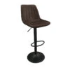 Tabouret De Bar Barcelona PU Brun Foncé -Promos Meubles Boutique tabouret de bar barcelona pu brun fonce