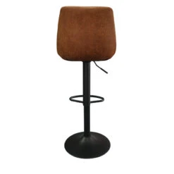 Tabouret De Bar Barcelona PU Cognac -Promos Meubles Boutique tabouret de bar barcelona pu cognac 2