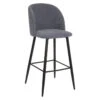 Tabouret De Bar Gris Céleste Pieds Noirs Atmosphera -Promos Meubles Boutique tabouret de bar gris celeste pieds noirs atmosphera