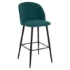 Tabouret De Bar Jade Céleste Pieds Noirs Atmosphera -Promos Meubles Boutique tabouret de bar jade celeste pieds noirs atmosphera
