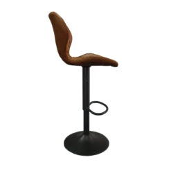 Tabouret De Bar Malaga PU Cognac -Promos Meubles Boutique tabouret de bar malaga pu cognac 4
