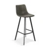 Tabouret De Bar Ozan PU Gris -Promos Meubles Boutique tabouret de bar ozan pu gris