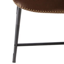 Tabouret De Bar Simili Marron Lois Atmosphera -Promos Meubles Boutique tabouret de bar smili marron lois atmosphera 3