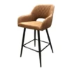 Tabouret De Bar UDC8289 Marron Pieds Métal -Promos Meubles Boutique tabouret de bar udc8289 marron pieds metal