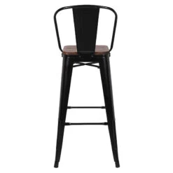 Tabouret De Bar Oscar Orme Antique Et Noir -Promos Meubles Boutique tabouret de bar victoria orme antique et noir 3