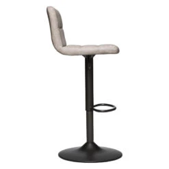 Tabouret De Bar Vintage Delek Ajustable Beige Atmosphera -Promos Meubles Boutique tabouret de bar vintage delek ajustable beige lin atmosphera 3