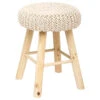 Tabouret Suzette Beige Atmosphera -Promos Meubles Boutique tabouret suzette beige atmosphera