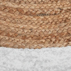 Tapis En Jute Bord Blanc D120 Atmosphera -Promos Meubles Boutique tapis en jute bord blanc d120 atmosphera 2