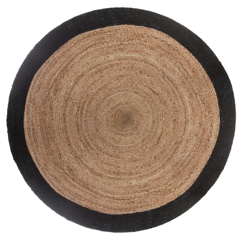 Tapis En Jute Bord Noir D120 Atmosphera 3 Tapis En Jute Bord Noir D120 Atmosphera