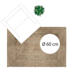Tapis Jute Naturel Rectangulaire 120x170 Atmosphera 11 Tapis Jute Naturel Rectangulaire 120x170 Atmosphera -Promos Meubles Boutique tapis jute naturel rectangulaire 120x170 atmosphera 3