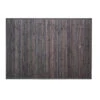 Tapis Latte Bambou 120x170cm Gris Foncé Atmosphera