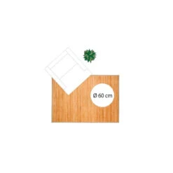 Tapis Latte Bambou 120x170cm Naturel Atmosphera -Promos Meubles Boutique tapis latte bambou 120x170cm naturel 2