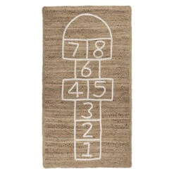 Promos Meubles Boutique 15 Tapis Marelle Jute 80x150 Cm Atmosphera