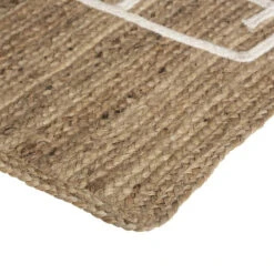 Tapis Marelle Jute 80x150 Cm Atmosphera -Promos Meubles Boutique tapis marelle jute 80x150 cm atmosphera 1 2