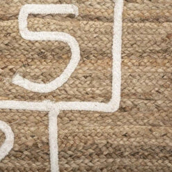 Tapis Marelle Jute 80x150 Cm Atmosphera -Promos Meubles Boutique tapis marelle jute 80x150 cm atmosphera 1 3