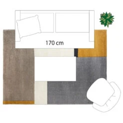 Tapis Rectangulaire Relief Abstrait 160x230 Atmosphera -Promos Meubles Boutique tapis rectangulaire relief abstrait 160x230 atmosphera 2