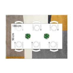 Tapis Rectangulaire Relief Abstrait 160x230 Atmosphera -Promos Meubles Boutique tapis rectangulaire relief abstrait 160x230 atmosphera 3