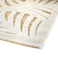 Tapis Rectangulaire Relief Feuille 160x230 Atmosphera -Promos Meubles Boutique tapis rectangulaire relief feuille 160x230 atmosphera 1 4