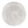 Tapis Rond 90 Cm Fausse Fourrure Blanche Atmosphera -Promos Meubles Boutique tapis rond 90 cm fausse fourrure blanche atmosphera