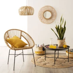 Tapis Rond Ajouré En Jute Atmosphera -Promos Meubles Boutique tapis rond ajoure en jute atmosphera 2