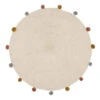 Tapis Rond D90 à Pompons Arlequin Atmosphera 2 Tapis Rond D90 à Pompons Arlequin Atmosphera -Promos Meubles Boutique tapis rond d90 a pompons arlequin atmosphera