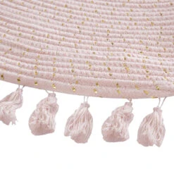 Tapis Rose D90 à Franges Atmosphera -Promos Meubles Boutique tapis rose d90 a franges atmosphera 1