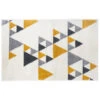 Tapis Triangle 120x170 Ilan Moutarde Atmosphera -Promos Meubles Boutique tapis triangle 120x170 ilan moutarde atmosphera