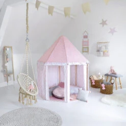 Tente Yourte Rose Pour Chambre Enfant Atmosphera -Promos Meubles Boutique tente yourte rose pour chambre enfant atmosphera 2
