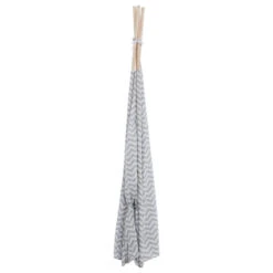 Tipi Pour Enfant Coloris Gris Atmosphera -Promos Meubles Boutique tipi pour enfant coloris gris 3