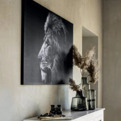 Toile Imprimée Lion 78x118 Cm Atmosphera -Promos Meubles Boutique toile imprimee lion 78x118 cm atmosphera 2