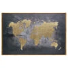 Toile Imprimée Monde Encadrée 58x88 Atmosphera -Promos Meubles Boutique toile imprimee monde encadree 58x88 atmosphera