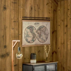 Toile Suspendue Monde Wild 100x78 Atmosphera -Promos Meubles Boutique toile suspendue monde wild 100x78 atmosphera 1