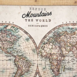 Toile Suspendue Monde Wild 100x78 Atmosphera -Promos Meubles Boutique toile suspendue monde wild 100x78 atmosphera 3