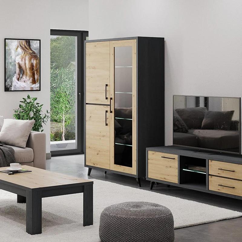 Vitrine 3 Portes Avec LED Wiva 4 Vitrine 3 Portes Avec LED Wiva – Image 2