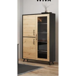 Vitrine 3 Portes Avec LED Wiva 12 Vitrine 3 Portes Avec LED Wiva -Promos Meubles Boutique vitrine 3 portes avec led wiva 4