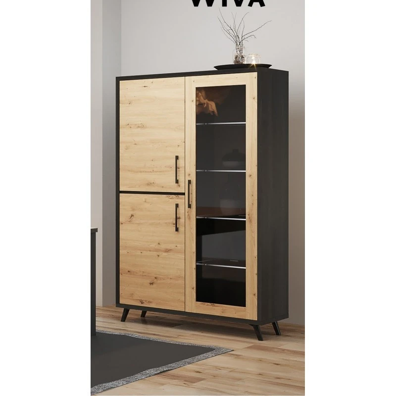 Vitrine 3 Portes Avec LED Wiva 7 Vitrine 3 Portes Avec LED Wiva – Image 5