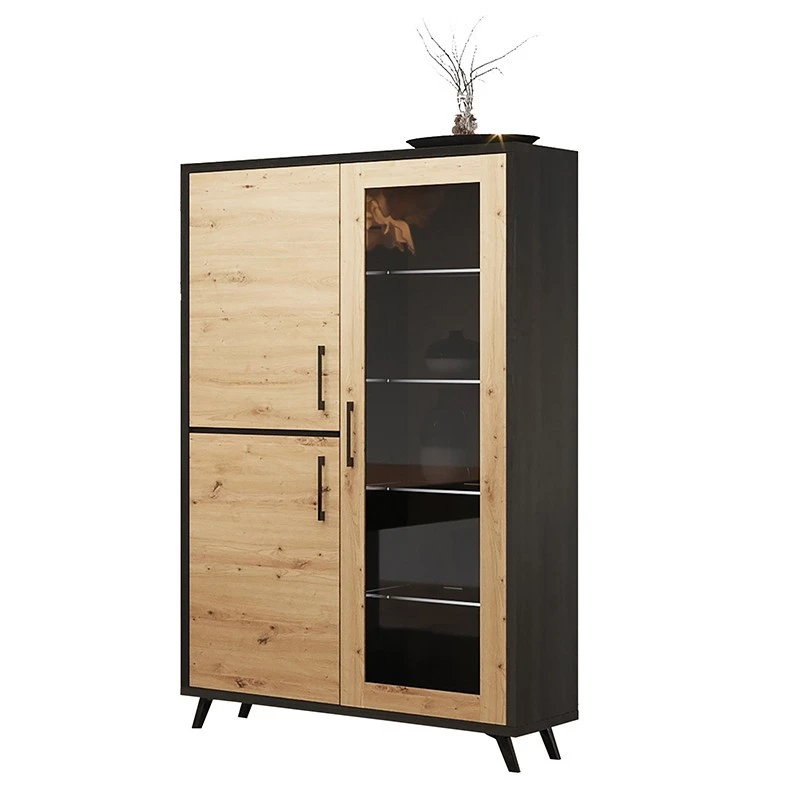 Vitrine 3 Portes Avec LED Wiva 3 Vitrine 3 Portes Avec LED Wiva