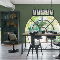 Vitrine Bibliothèque Broc Métal Noir Atmosphera -Promos Meubles Boutique vitrine bibliotheque broc metal noir atmosphera 5