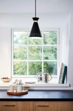 Cone Black Noir Pendant By Warm Nordic -Promos Meubles Boutique warmnordic cone pendant master
